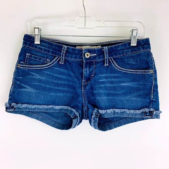 Levi's Pants - Levi's Cuff Hem Low Rise Shorty Shorts SZ 7